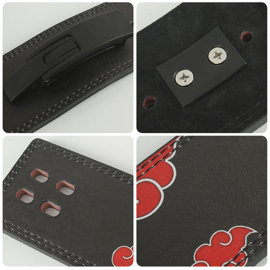 13mm Leather Weightlifting Belt with Buckle | Belt for Men Strength Training