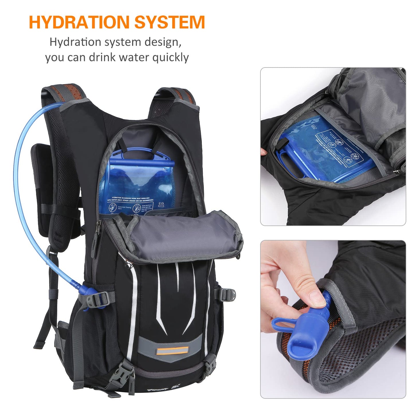 18L Waterproof Lightweight Cycling Rucksack Bike Backpack