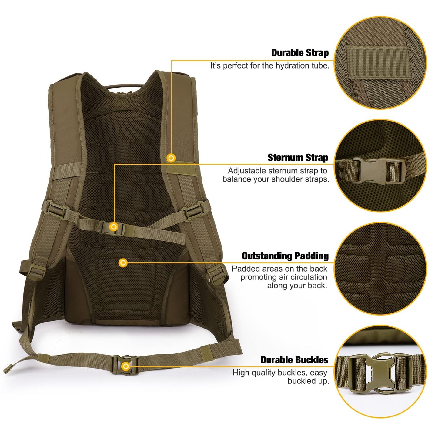 28L Multifunctional Tactical Backpack for Outdoor Adventures