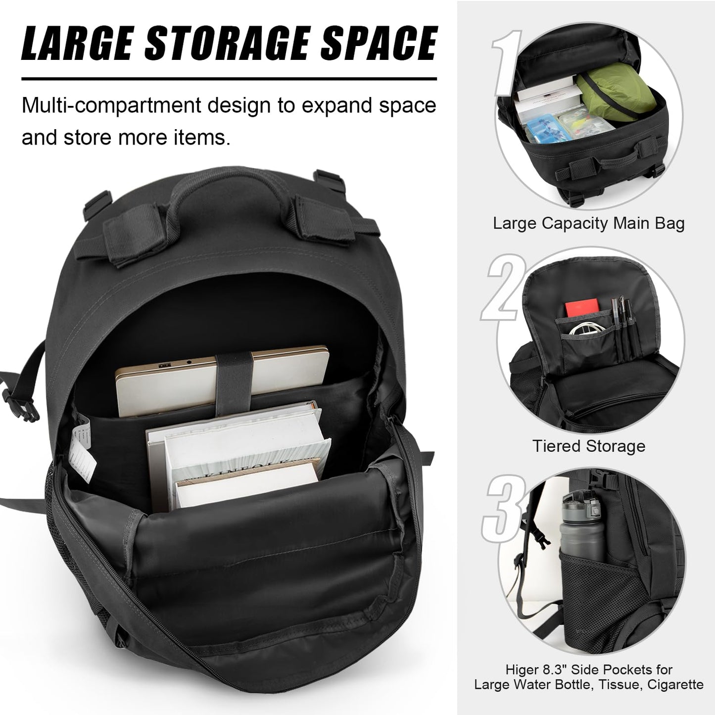 30L Outdoor Tactical Backpack | Mountaineering, Hiking & Camping Bag