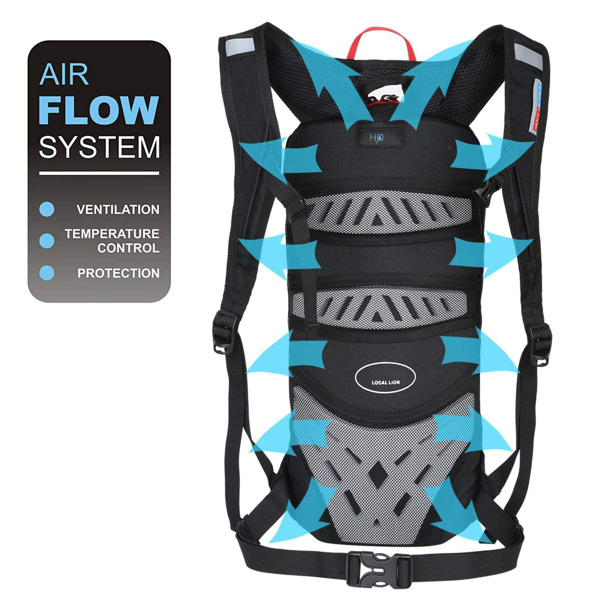 6L Lightweight Breathable Cycling Backpack – Multifunctional Outdoor Hiking Daypack