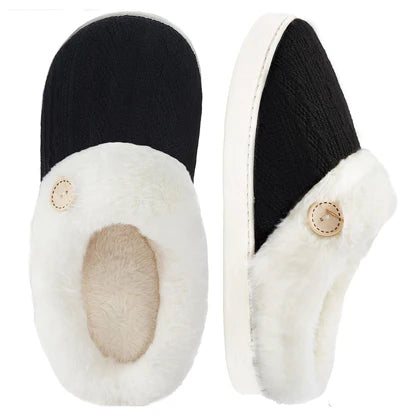 Cozy Warm Memory Foam Women’s Slippers – Soft, Non-Slip House Shoes