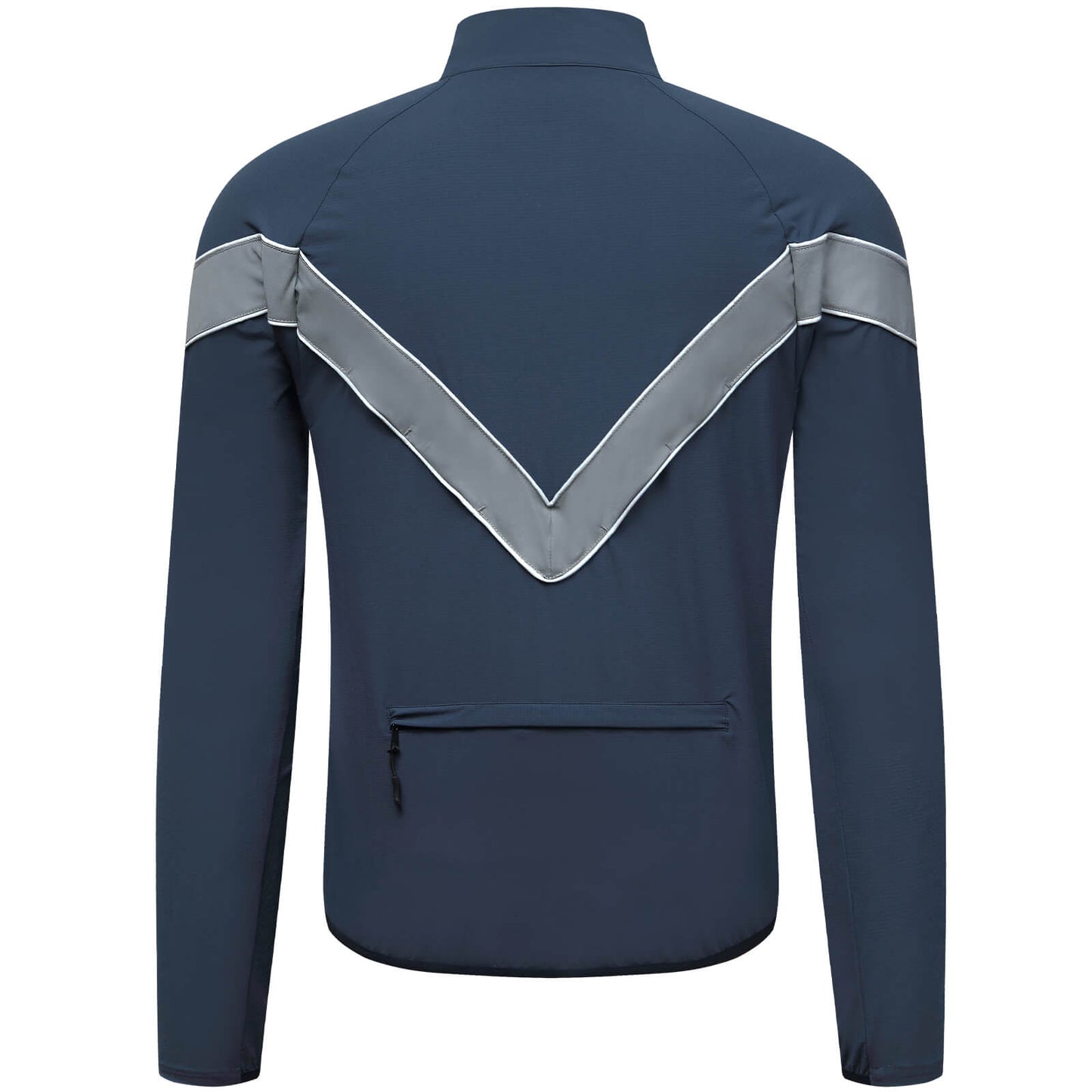 Cycling Windbreaker, Breathable & Reflective Long-Sleeve Sports Jacket for Night Riding & Running
