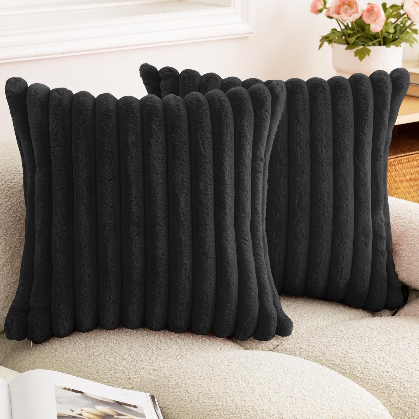 Double-Sided Plush Cushion Cover (45×45 cm)