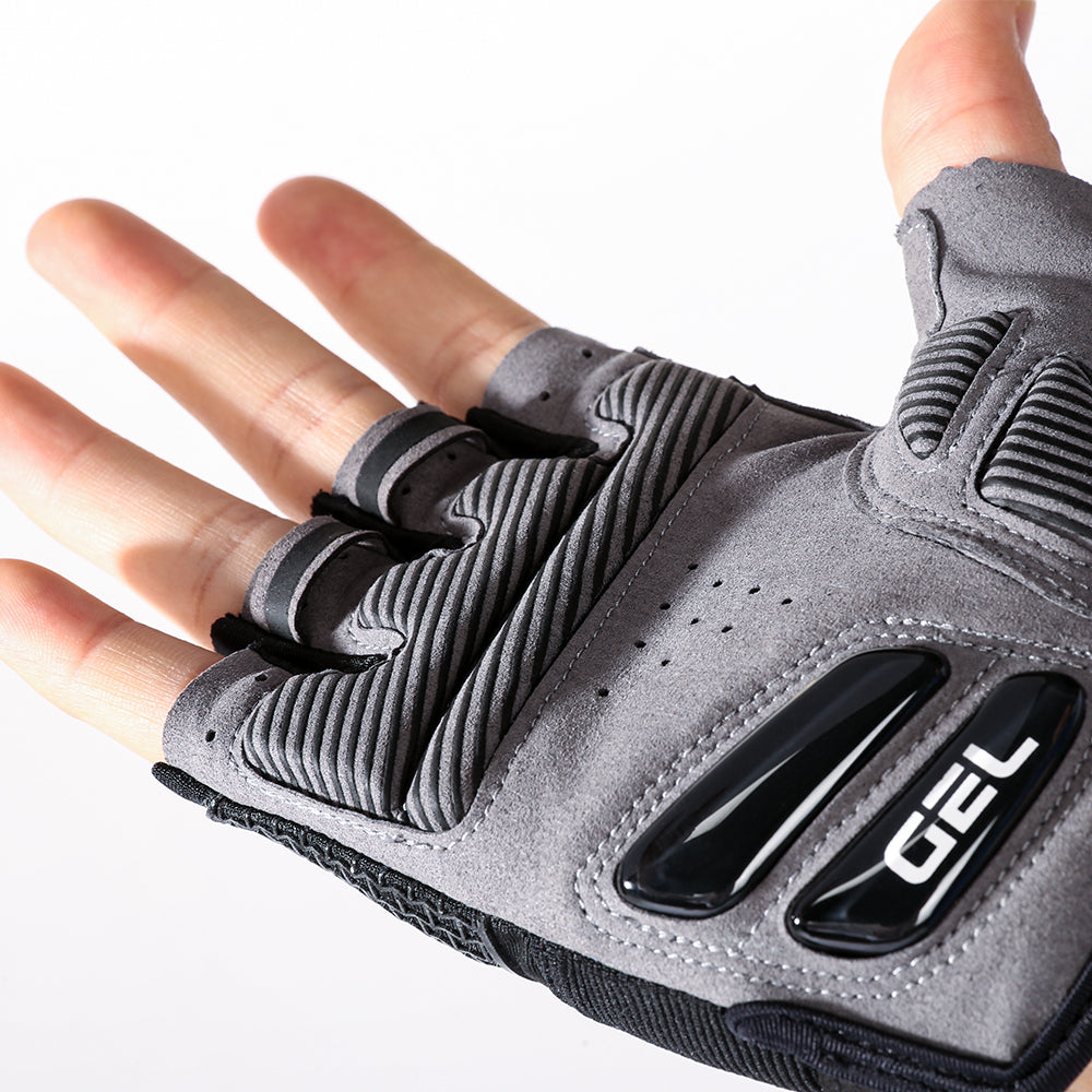Fingerless Bike Gloves – Lightweight, Gel-Padded, Non-Slip