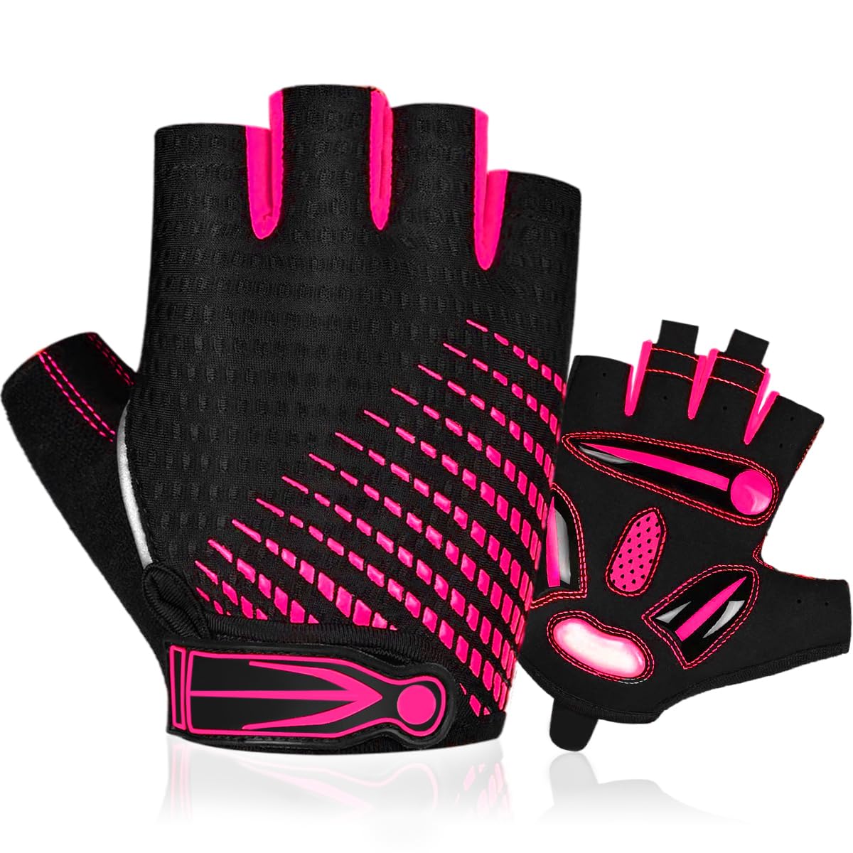 Fingerless Gel Cycling Gloves for Mountain Biking & Road Bike