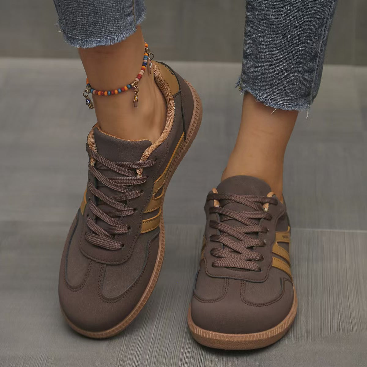 Women’s Orthopedic Faux Suede Sneakers | Spring Autumn Comfort