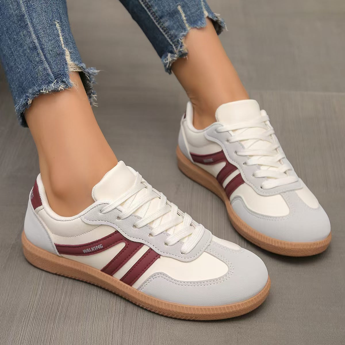 Women’s Orthopedic Faux Suede Sneakers | Spring Autumn Comfort