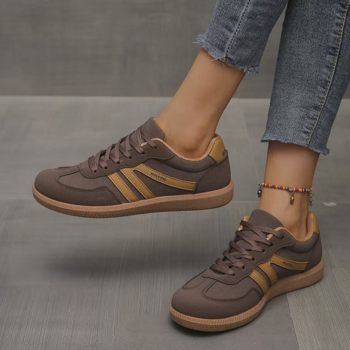 Women’s Orthopedic Faux Suede Sneakers | Spring Autumn Comfort