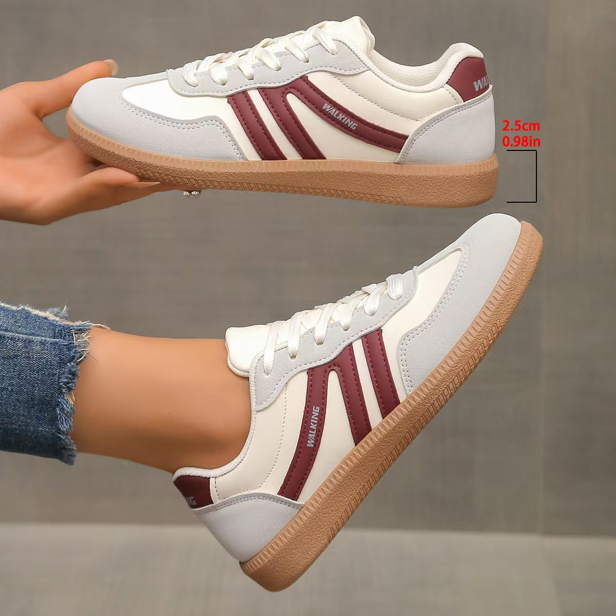 Women’s Orthopedic Faux Suede Sneakers | Spring Autumn Comfort