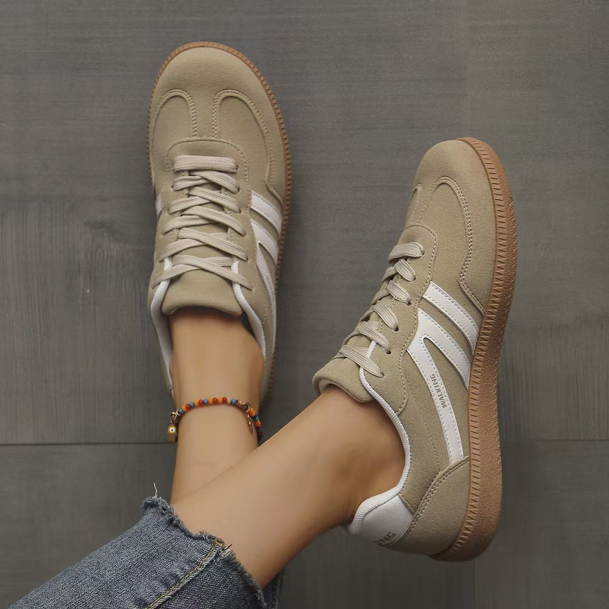 Women’s Orthopedic Faux Suede Sneakers | Spring Autumn Comfort