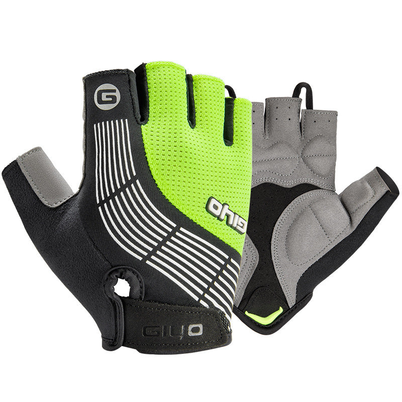 Half-Finger Cycling Gloves – Gel-Padded Sports Gloves