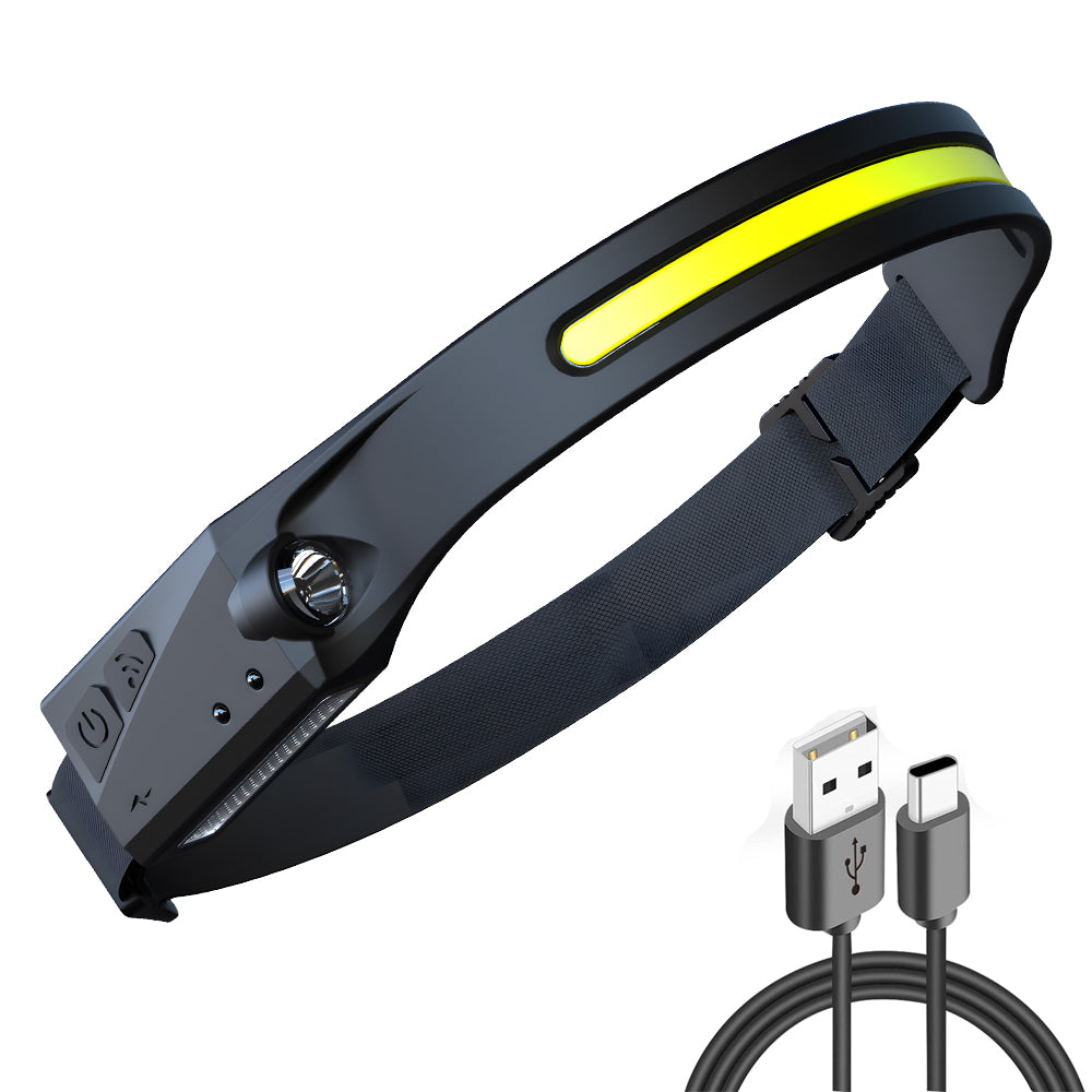 LED Rechargeable Head Torch – Bright, Lightweight, Waterproof