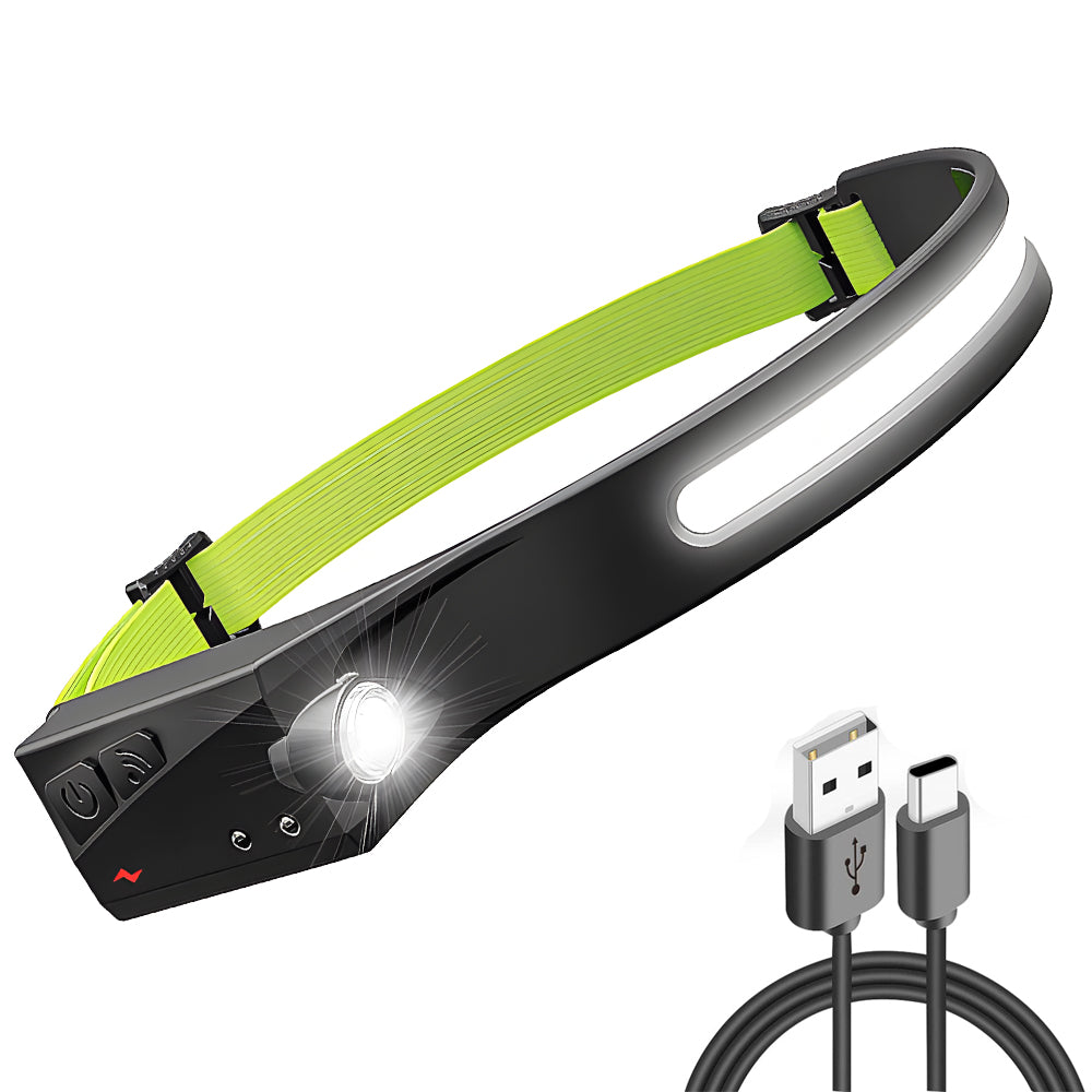 LED Rechargeable Head Torch – Bright, Lightweight, Waterproof