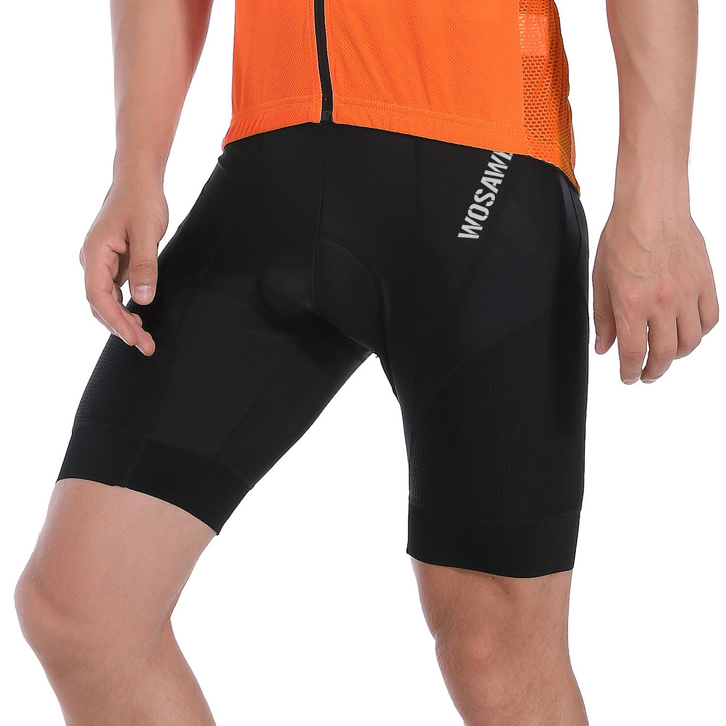 Men’s Breathable Cycling Shorts with Gel Padding – Stretchy & Tight Fit
