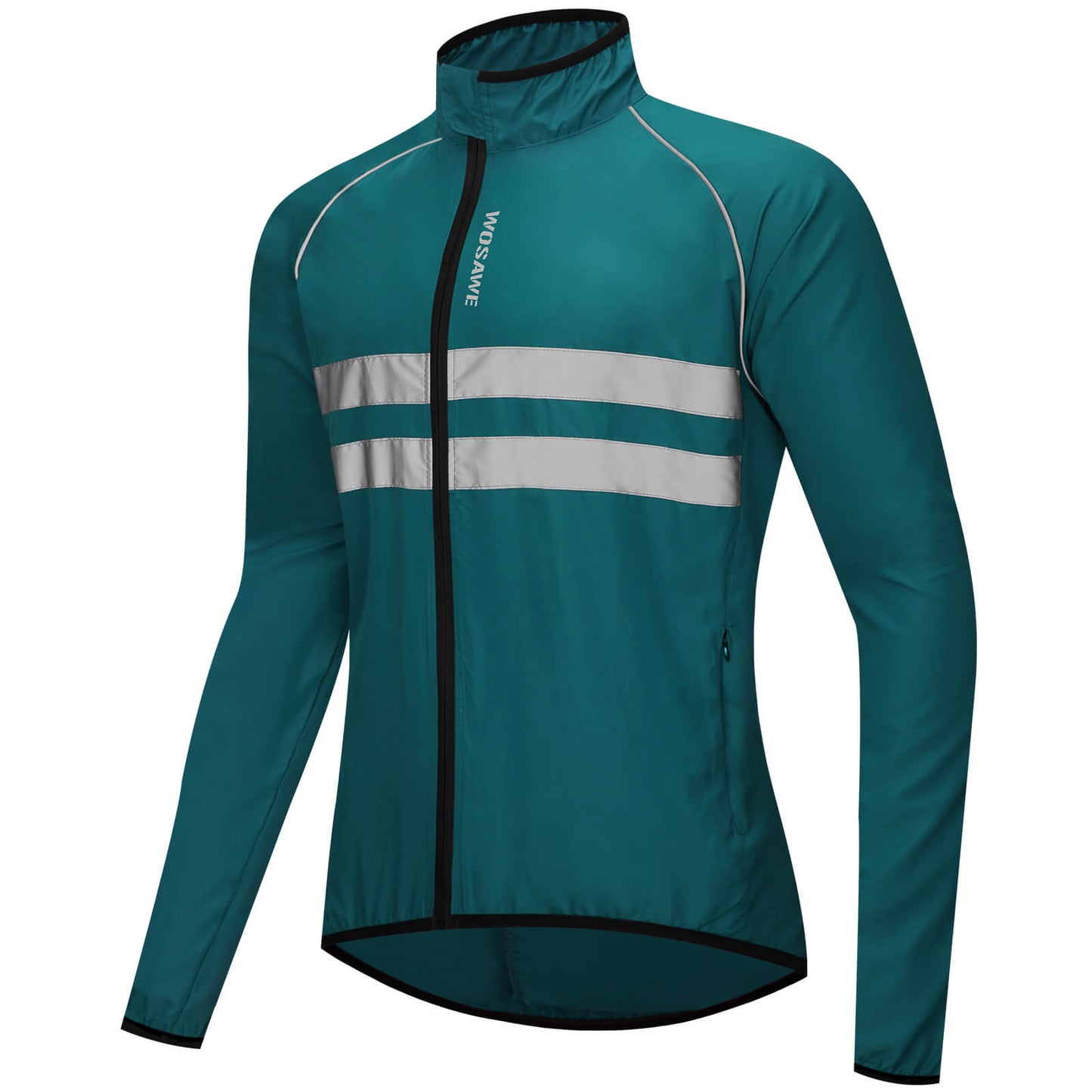 Men’s Cycling Jacket – Windproof, Water-Repellent & Reflective Outdoor Windbreaker