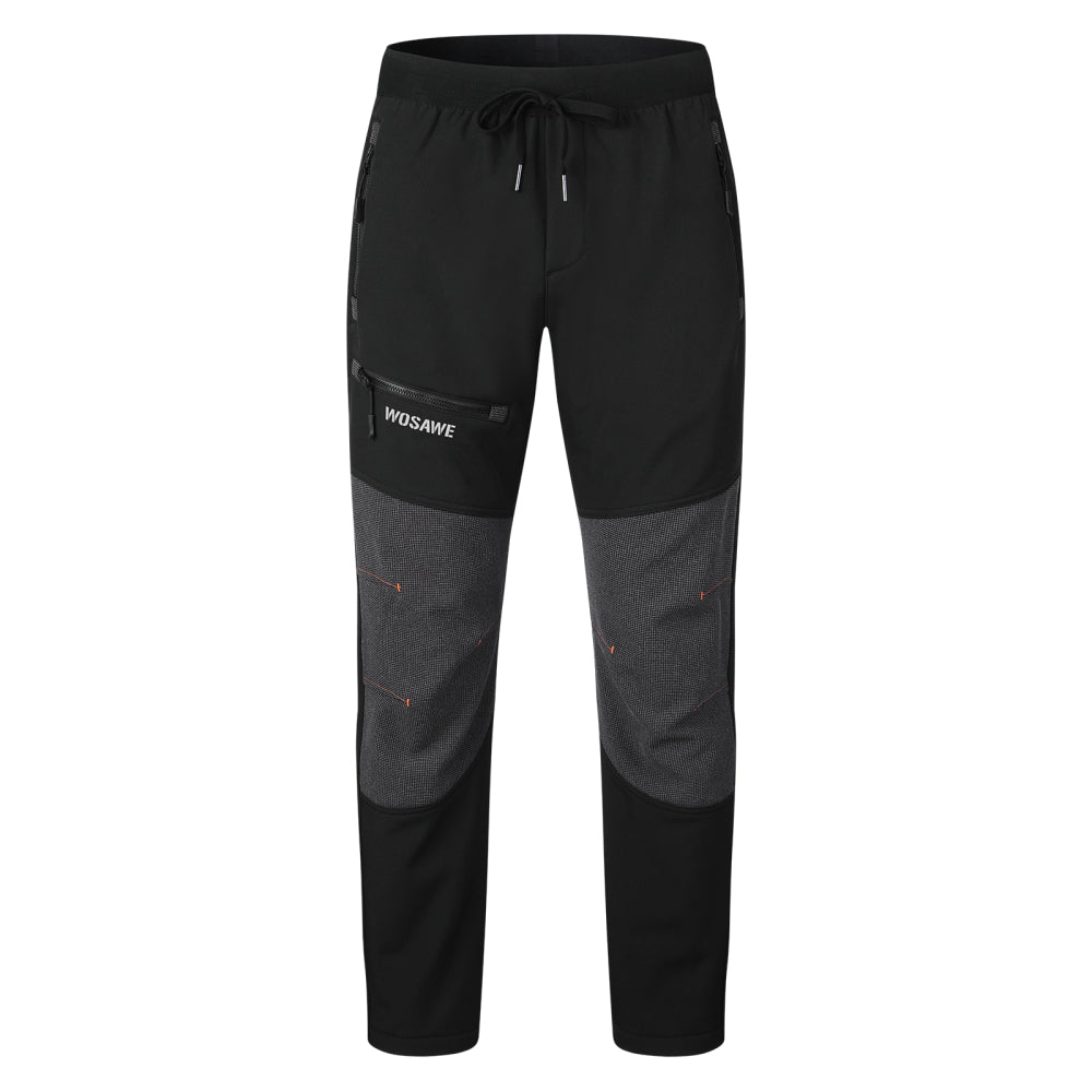 Men's Cycling Trousers Fleece Lined Windproof Bike Pants