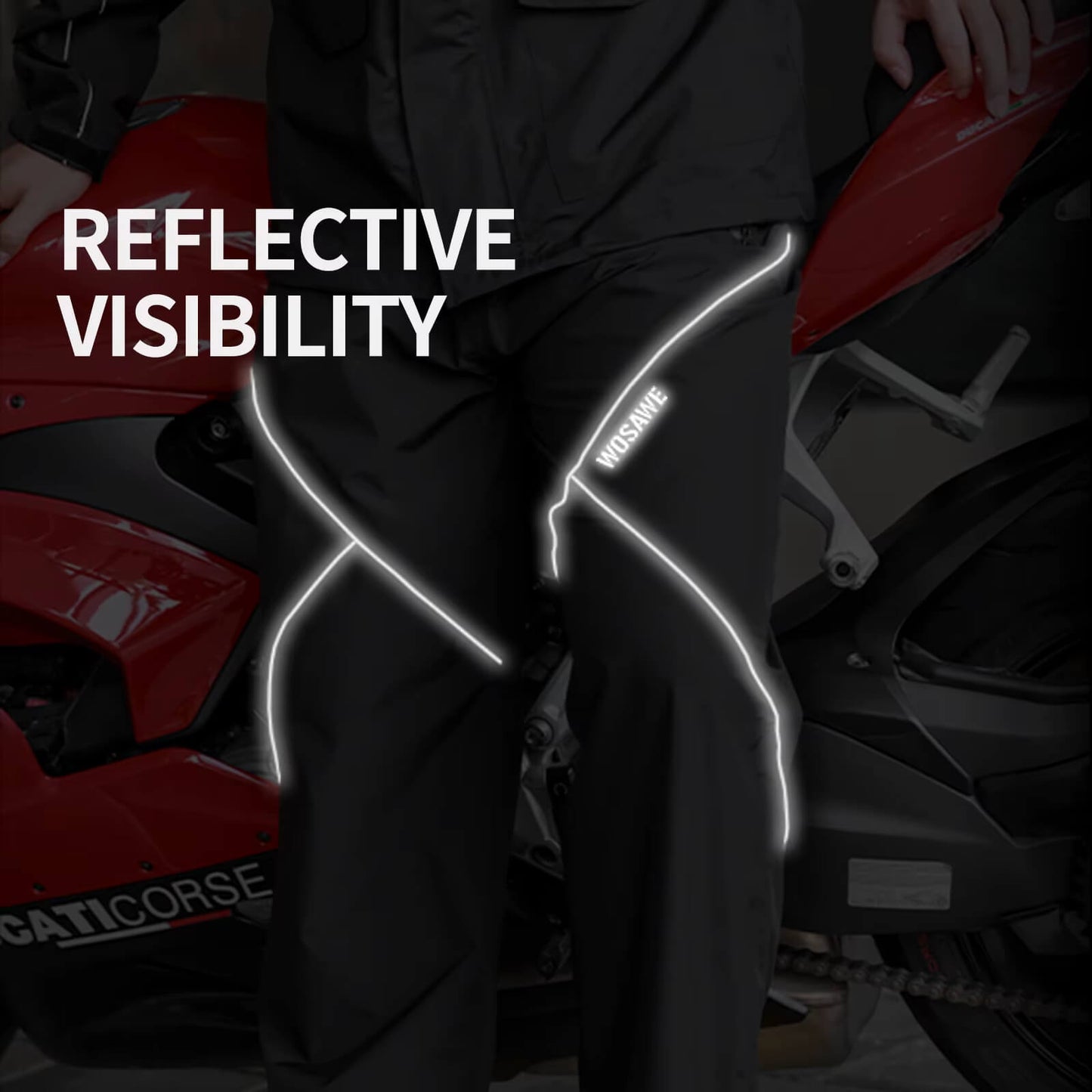 Motorcycle & Cycling Waterproof Trousers – Men & Women Outdoor Pants