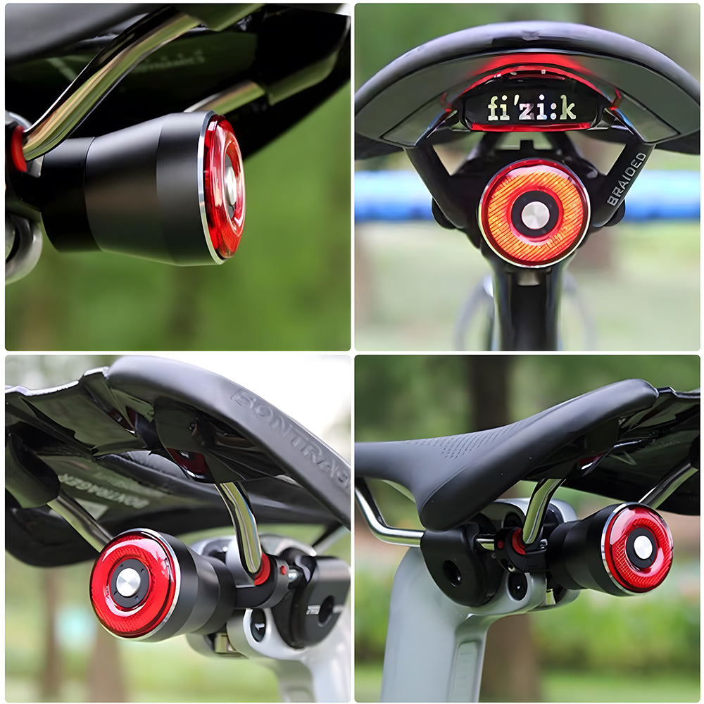 Smart USB Rechargeable Bike Tail Light with Brake Sensor