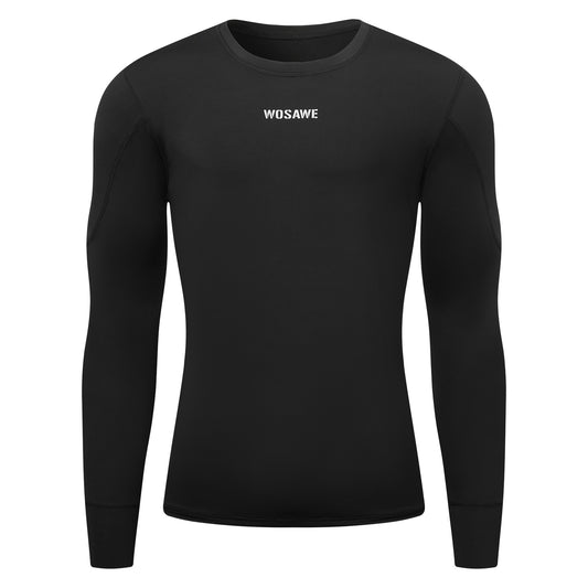Thermal Fleece Lined Base Layer Shirt for Men & Women – Warm Long Sleeve for Outdoor Sports & Cycling