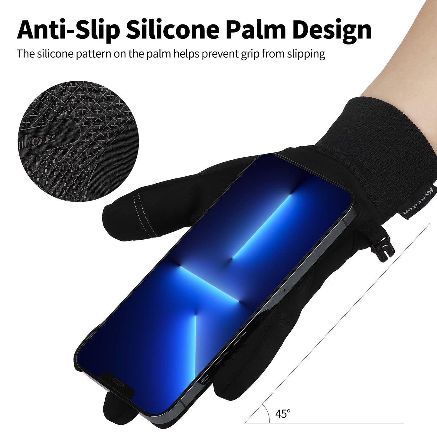 Windproof Waterproof Touchscreen Cycling Gloves | Warm Winter Gloves