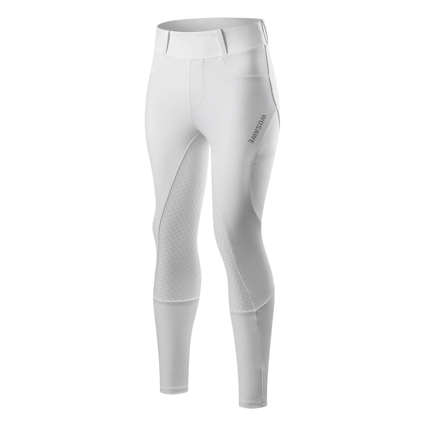 Women’s Full Seat Riding Breeches with Pockets – High Waist Stretch Equestrian Pants