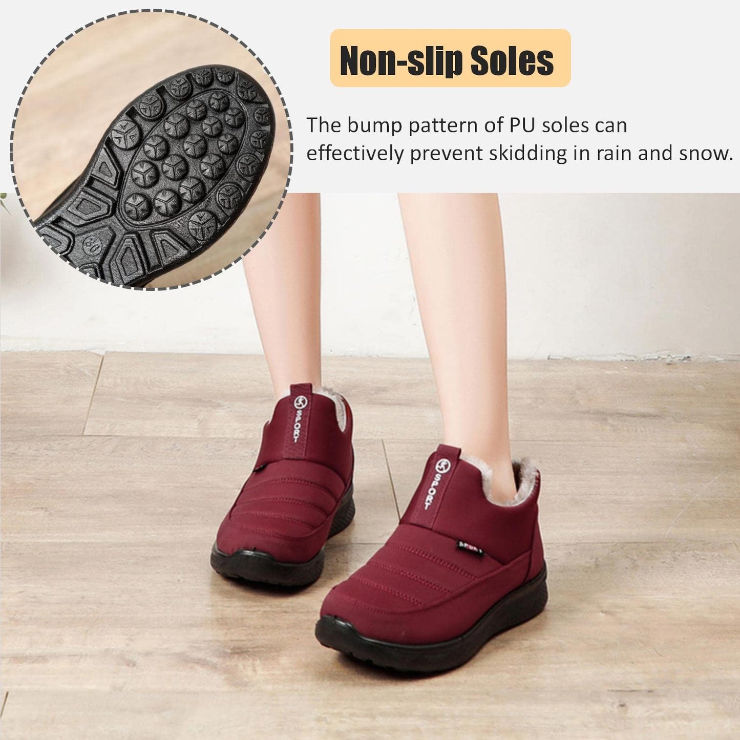 Women’s Orthopedic Winter Boots – Warm Lined