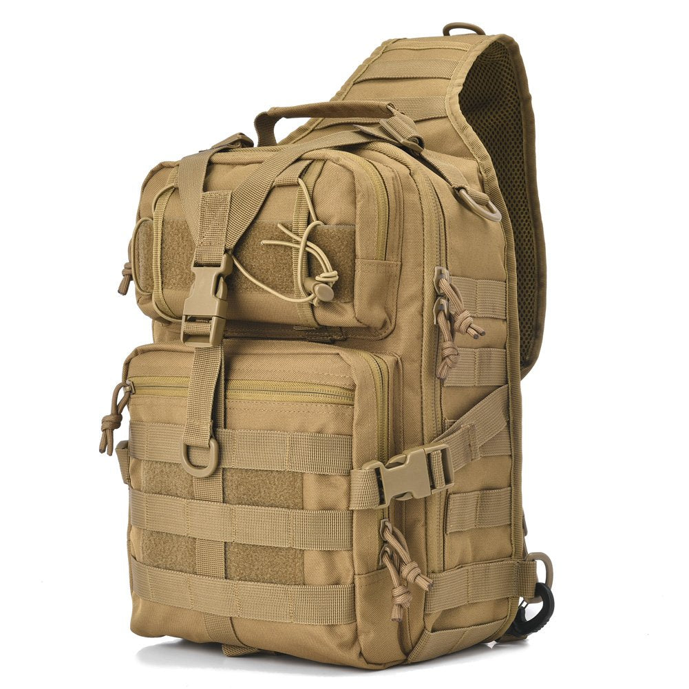 15L Tactical Sling Bag - Molle Multifunctional Crossbody Bag for Outdoor