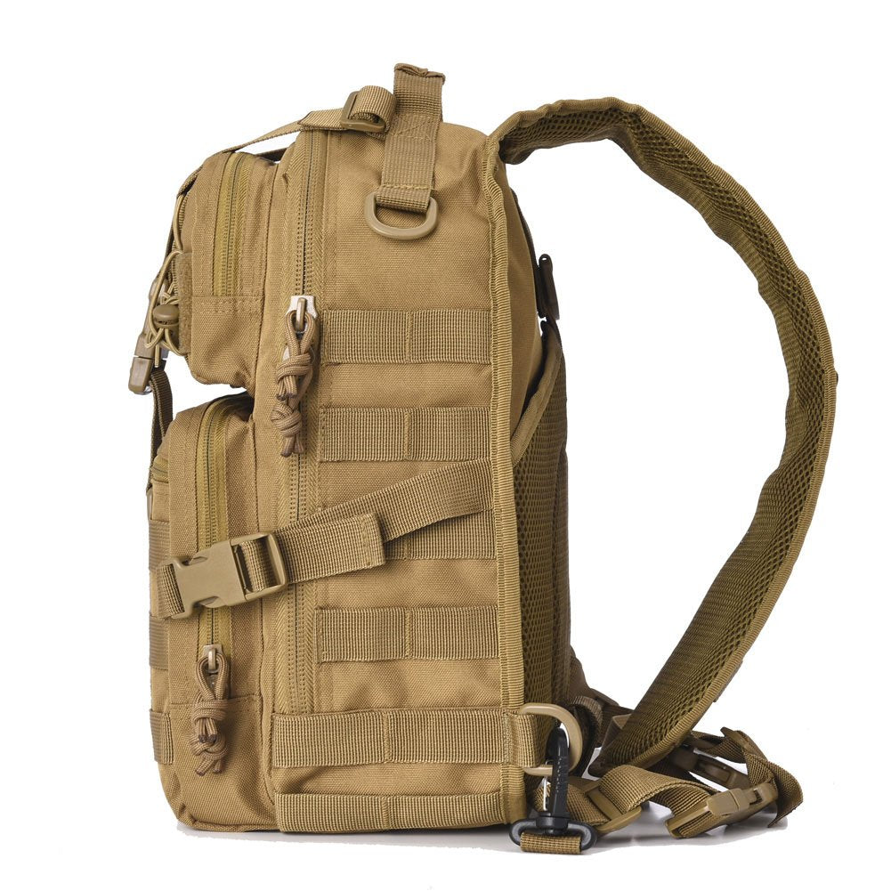 15L Tactical Sling Bag - Molle Multifunctional Crossbody Bag for Outdoor