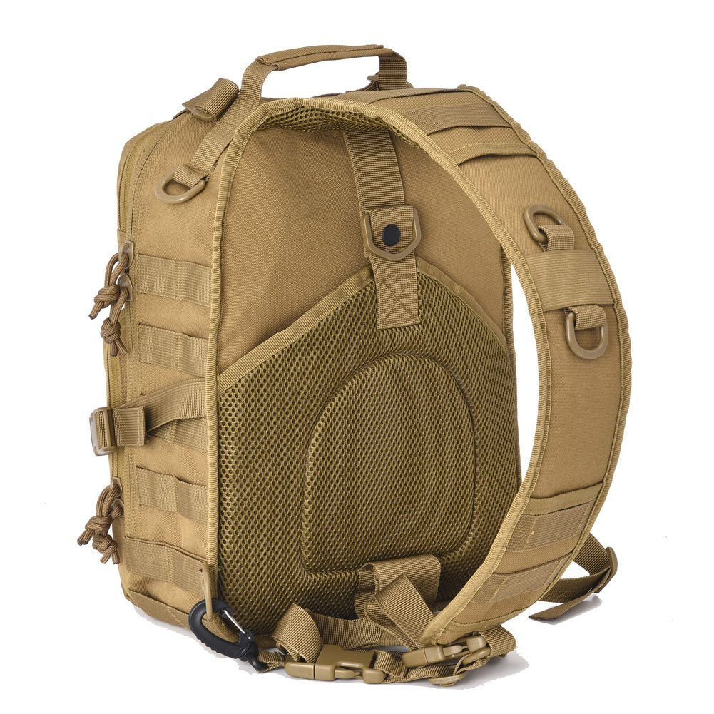 15L Tactical Sling Bag - Molle Multifunctional Crossbody Bag for Outdoor