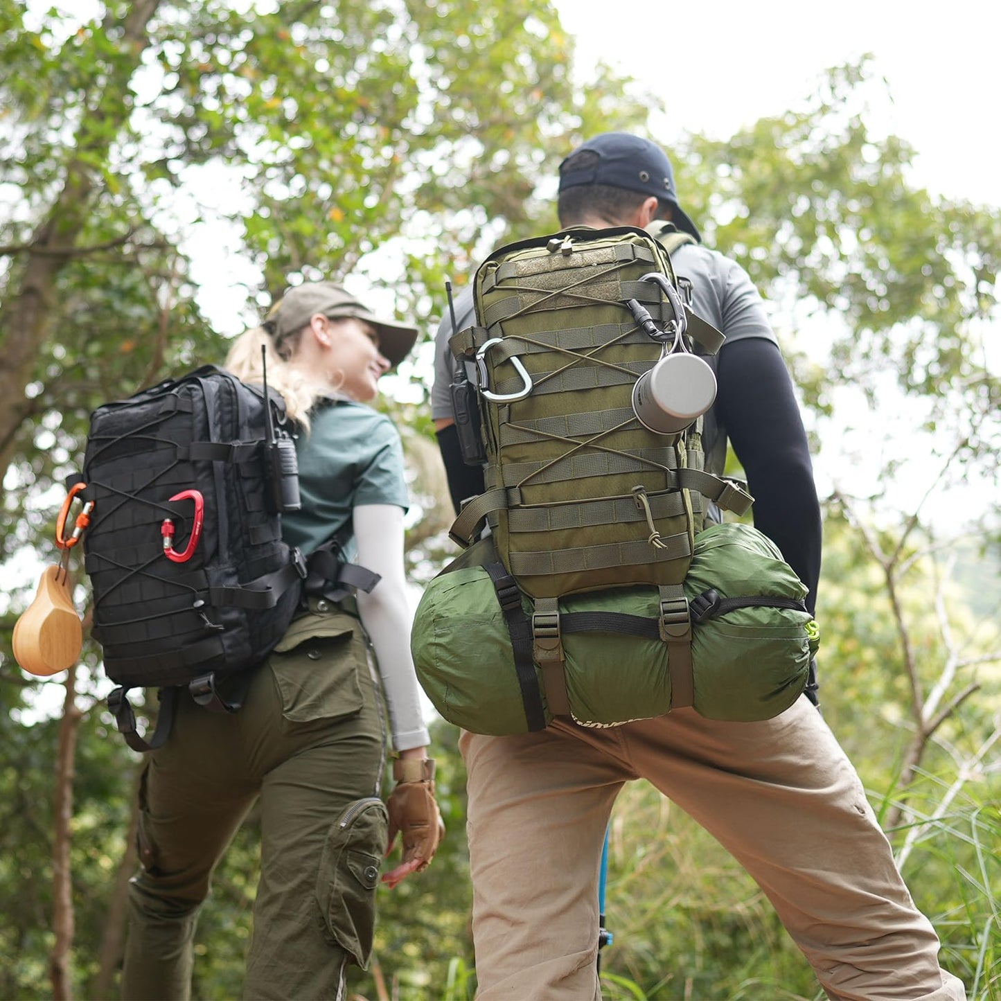 20L Outdoor Tactical Assault Pack – Water Repellent MOLLE Small Travel Backpack