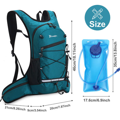 2L Hydration Backpack, Lightweight Water Pack for Hiking, Cycling, Running, Camping & Climbing - Unisex