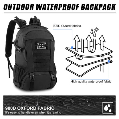 30L Outdoor Tactical Backpack | Mountaineering, Hiking & Camping Bag