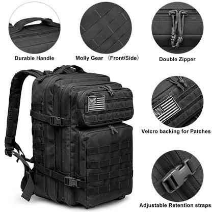 Archon Elite 45L Military Tactical Backpack | Molle Outdoor Assault Pack