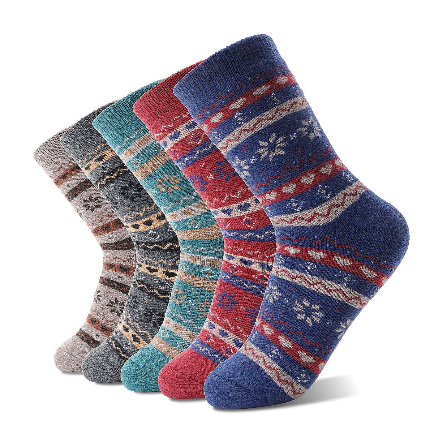 5 Pairs Women’s Thermal Socks – Warm & Thick Winter Socks, Soft and Breathable