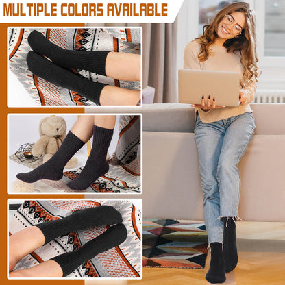 5 Pairs Women’s Thermal Socks – Warm & Thick Winter Socks, Soft and Breathable