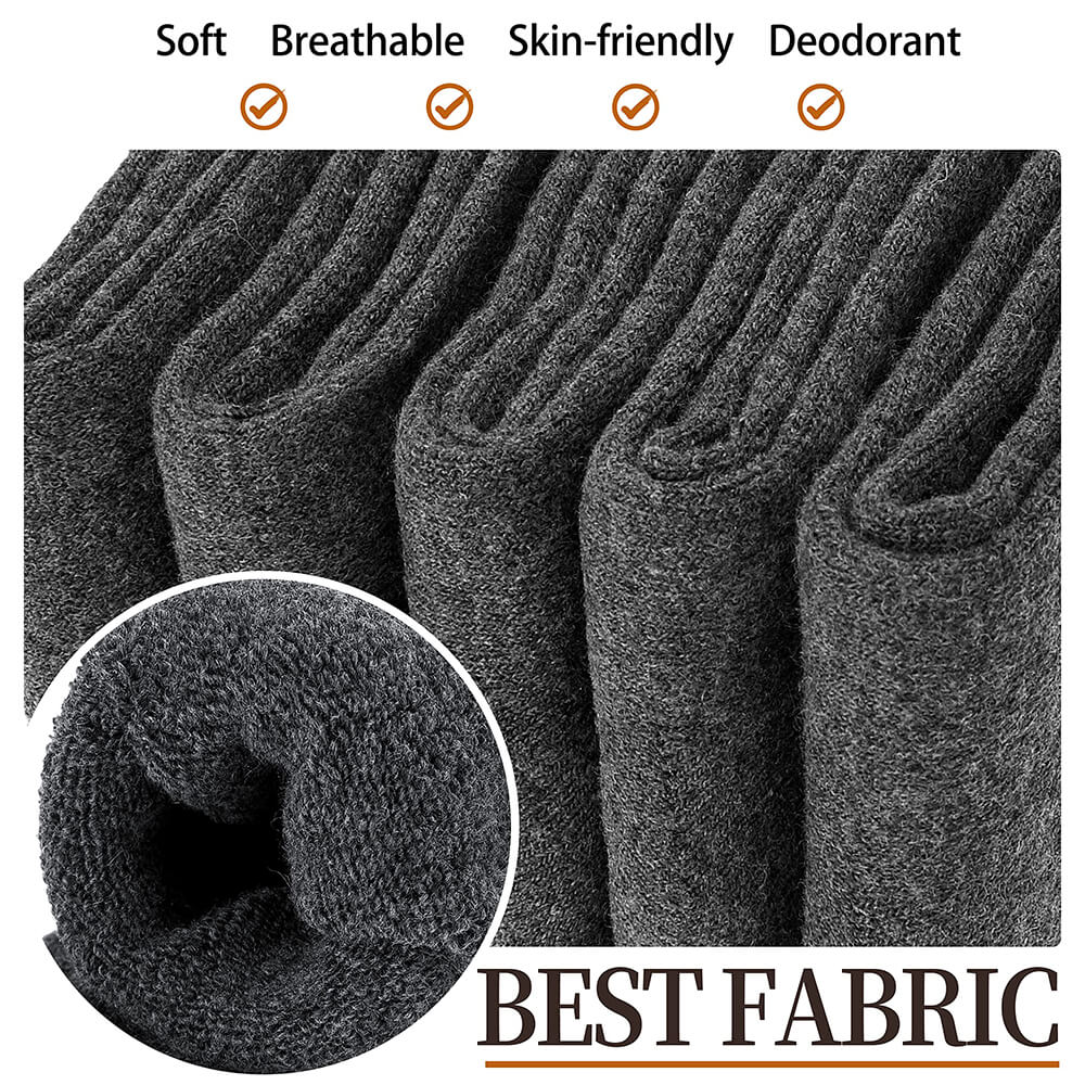 5 Pairs Women’s Thermal Socks – Warm & Thick Winter Socks, Soft and Breathable