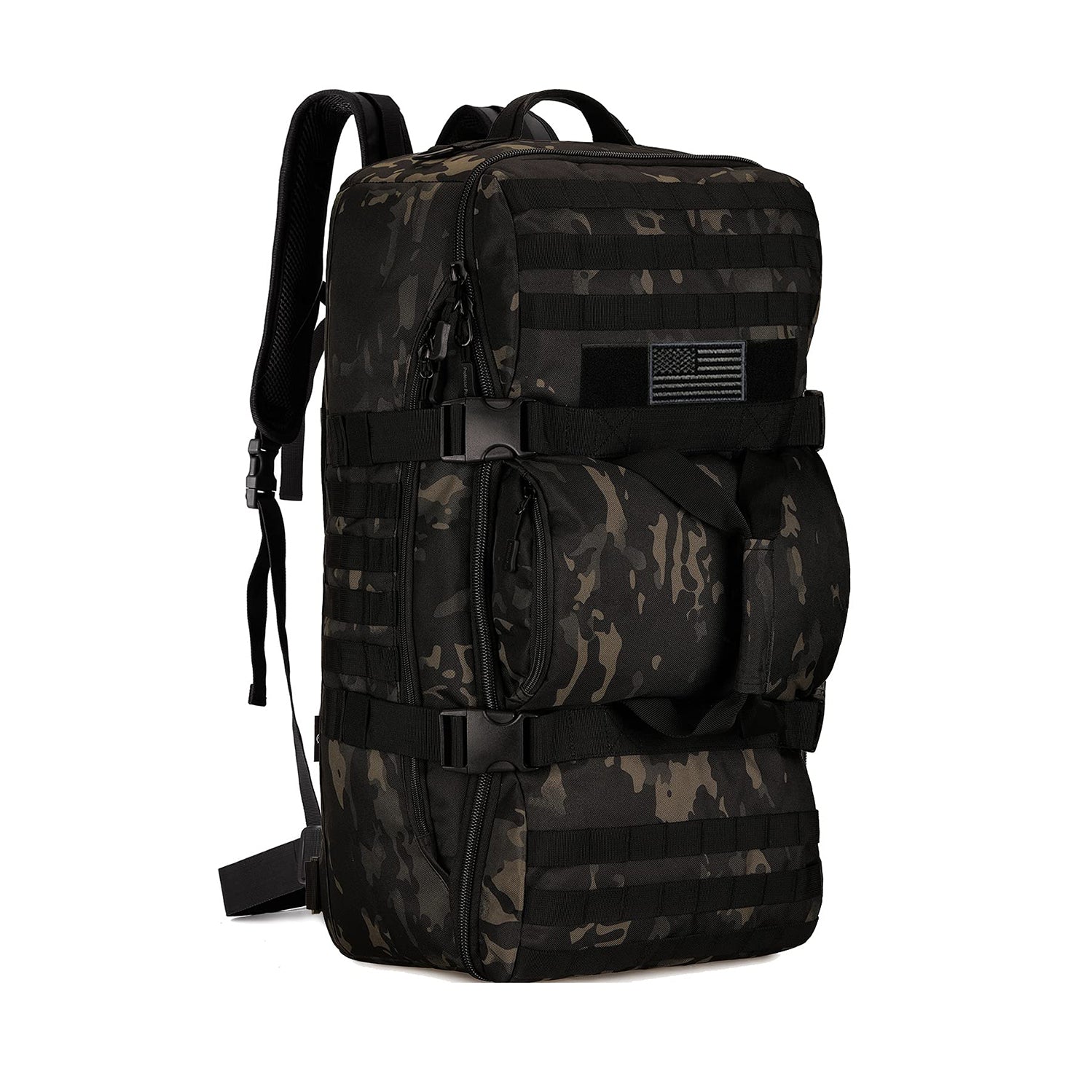 60L Tactical Travel Backpack – Military MOLLE Duffel Bag for Outdoor Gear & Equipment