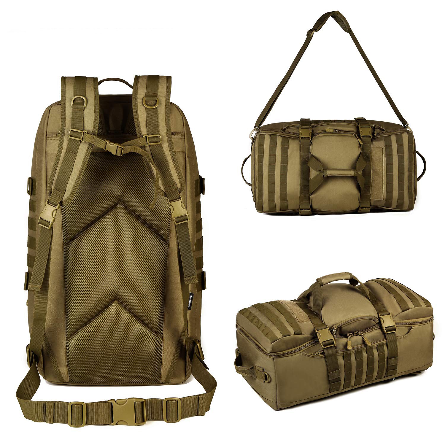 60L Tactical Travel Backpack – Military MOLLE Duffel Bag for Outdoor Gear & Equipment