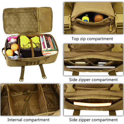 60L Tactical Travel Backpack – Military MOLLE Duffel Bag for Outdoor Gear & Equipment