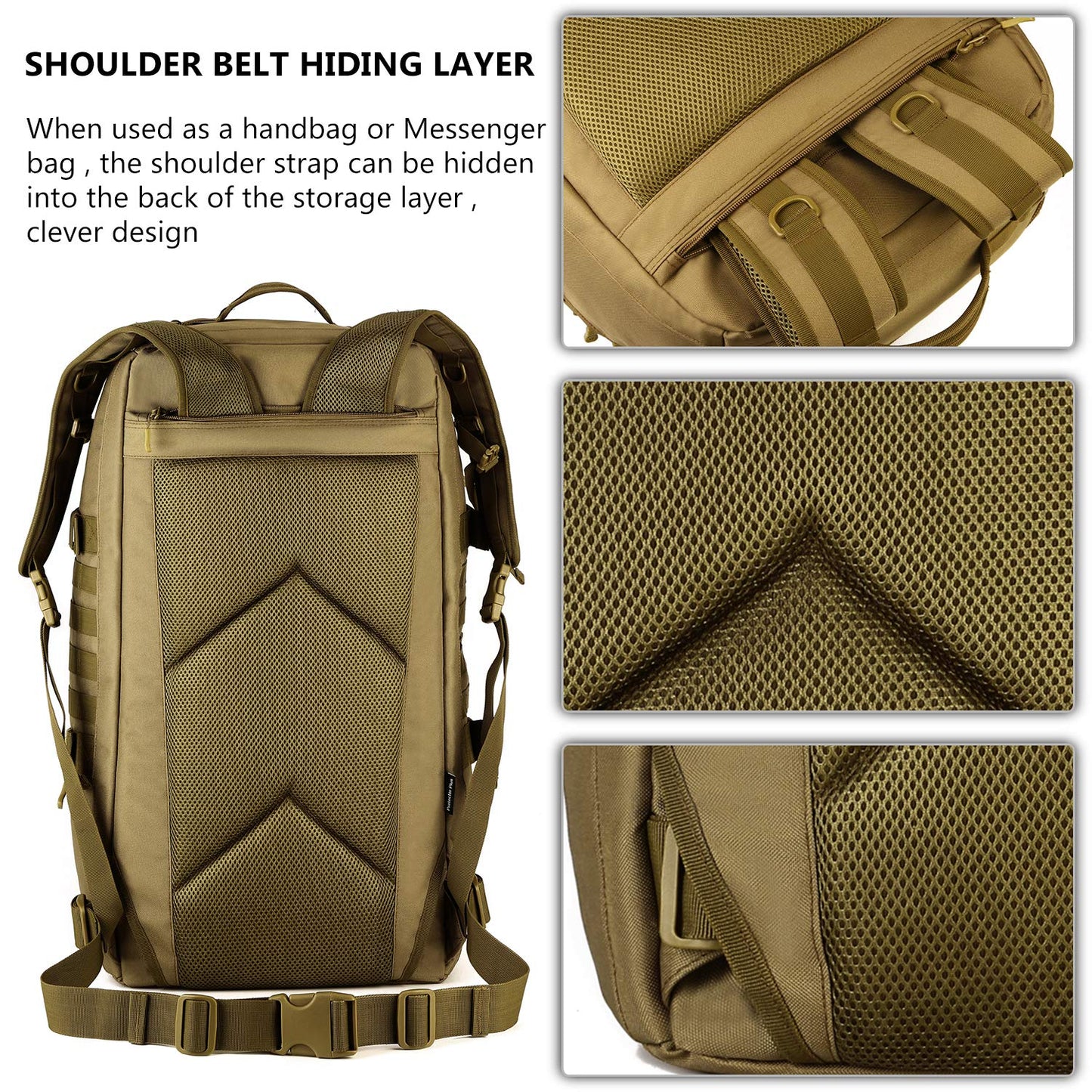 60L Tactical Travel Backpack – Military MOLLE Duffel Bag for Outdoor Gear & Equipment