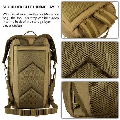 60L Tactical Travel Backpack – Military MOLLE Duffel Bag for Outdoor Gear & Equipment