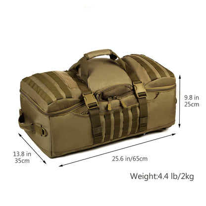 60L Tactical Travel Backpack – Military MOLLE Duffel Bag for Outdoor Gear & Equipment