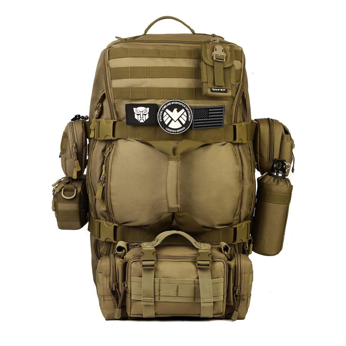 60L Tactical Travel Backpack – Military MOLLE Duffel Bag for Outdoor Gear & Equipment