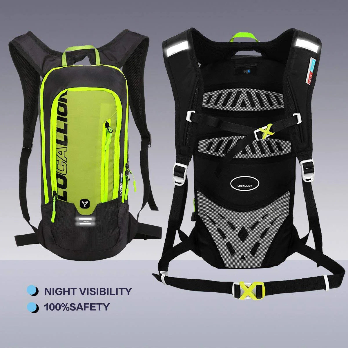 6L Lightweight Breathable Cycling Backpack – Multifunctional Outdoor Hiking Daypack