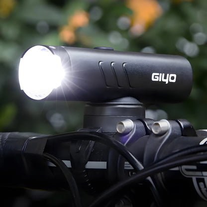 Bike Front Light – USB Rechargeable, Waterproof, Rotatable Head for Night Cycling
