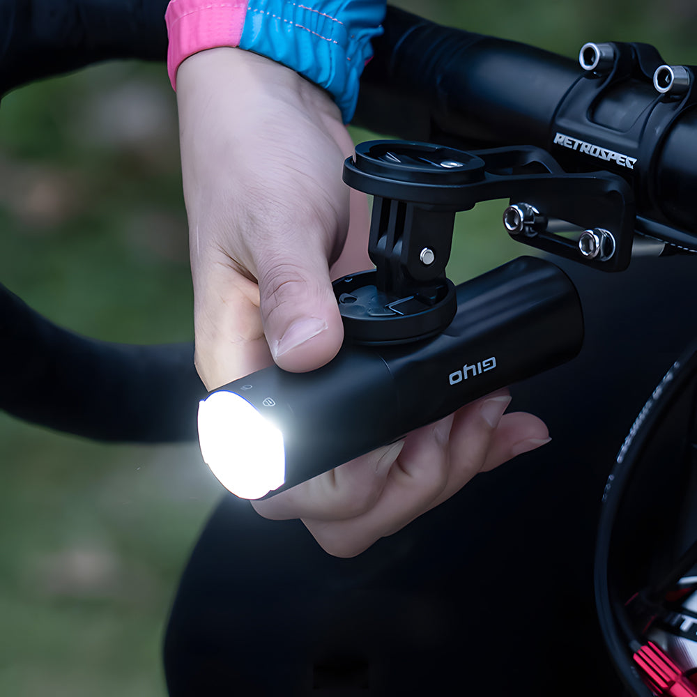 Bike Front Light – USB Rechargeable, Waterproof, Rotatable Head for Night Cycling
