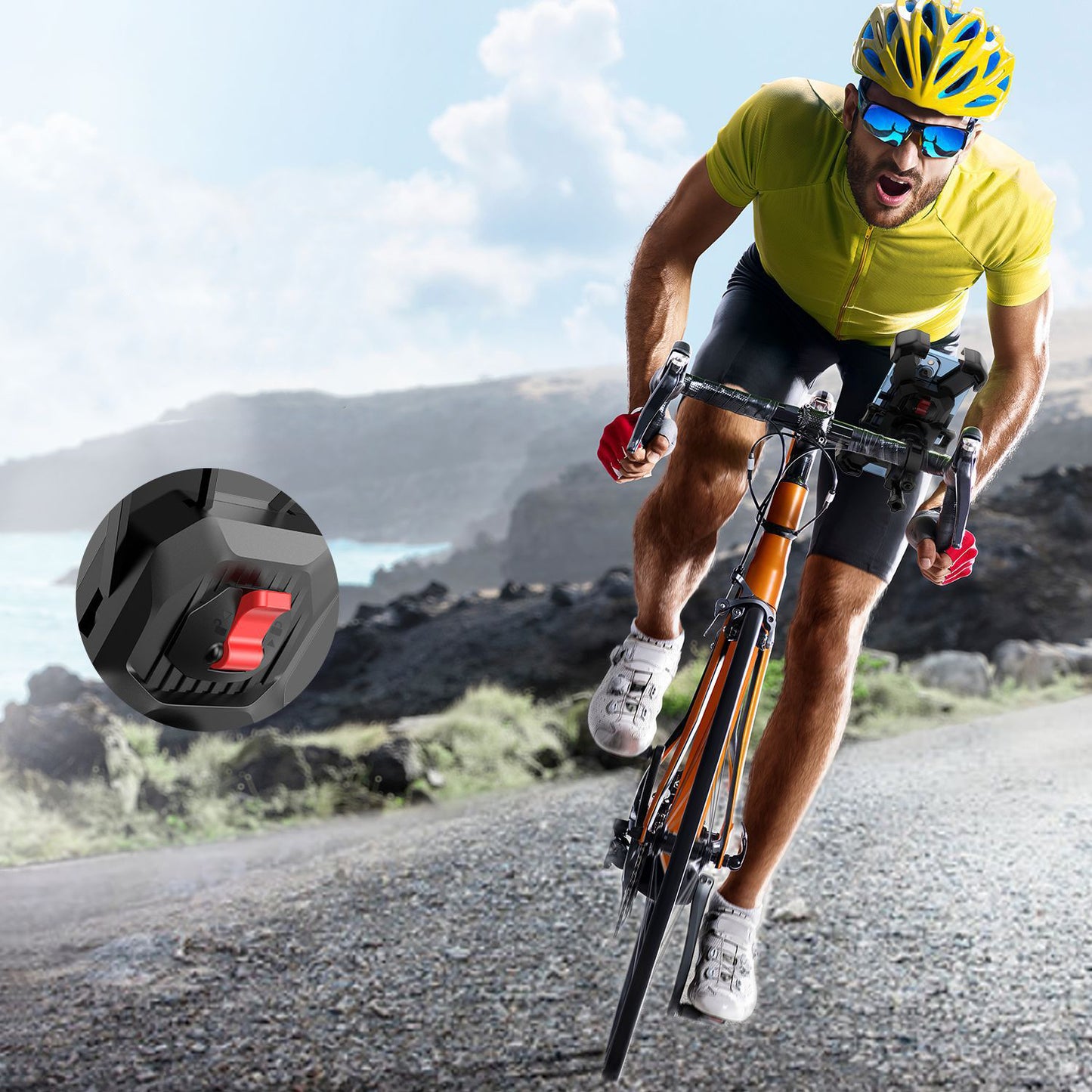 Bike Phone Holder for All Smartphones