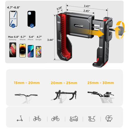 Bike Phone Mount – Anti-Shake & Shock-Absorbing Holder