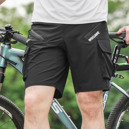 Breathable Quick-Dry Cycling Shorts – Multi-Pocket Bike Shorts for Summer Riding